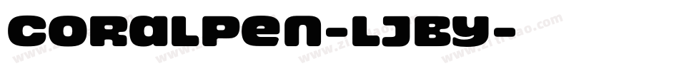 CoralPen-LjBy字体转换