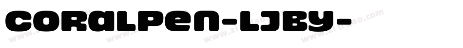CoralPen-LjBy字体转换