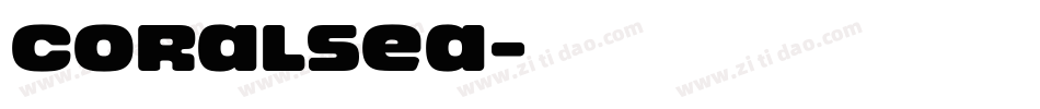 CoralSea字体转换