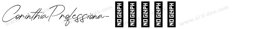 CorinthiaProfessiona字体转换