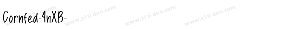 Cornfed-4nXB字体转换