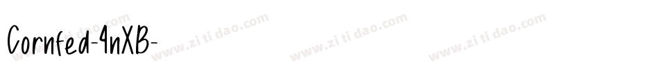 Cornfed-4nXB字体转换