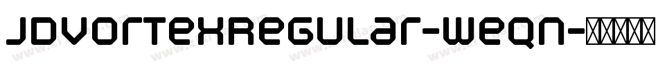 JdVortexRegular-Weqn字体转换