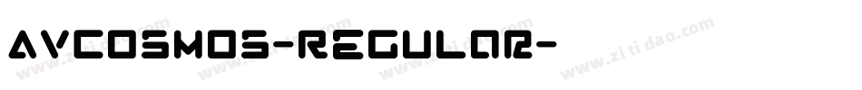 AVCosmos-Regular字体转换