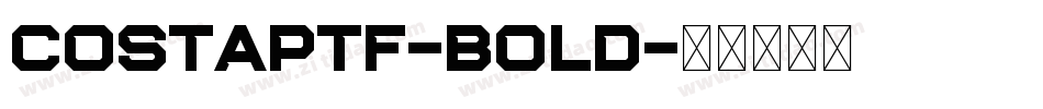 CostaPtf-Bold字体转换