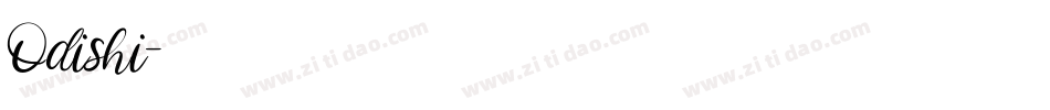 Odishi字体转换