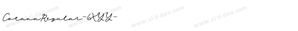 CotanaRegular-6XYY字体转换