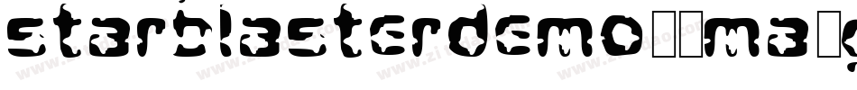 Starblasterdemo-8Ma2g字体转换