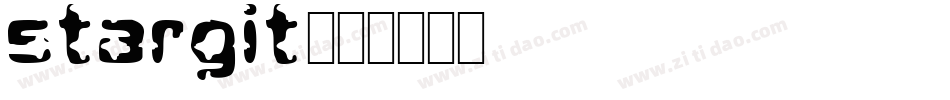 Stargit字体转换