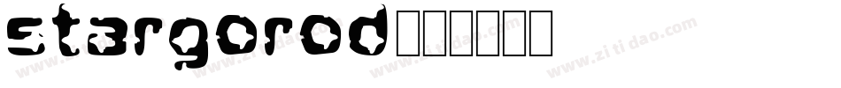 Stargorod字体转换