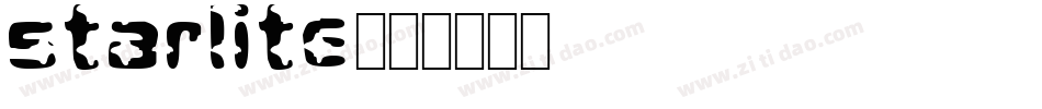 Starlite字体转换