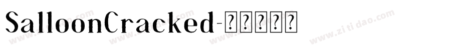 SalloonCracked字体转换