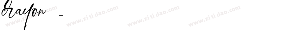 crayon字库字体转换