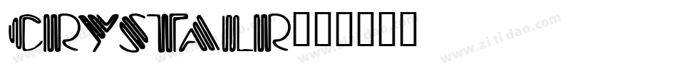 CRYSTALR字体转换