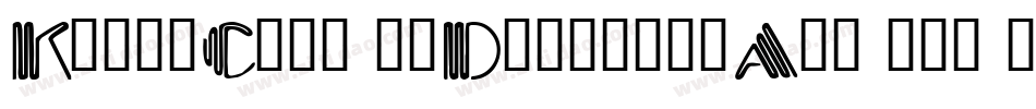 KyberCrystalDisplay-Alphabet字体转换