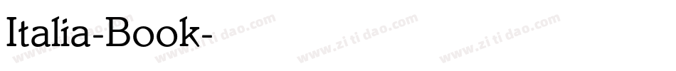 Italia-Book字体转换