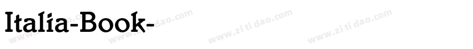Italia-Book字体转换