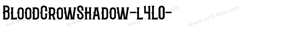 BloodCrowShadow-l4L0字体转换