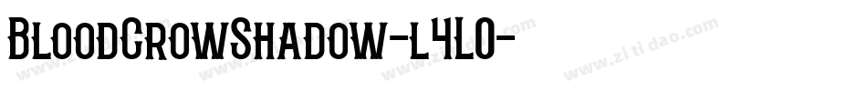 BloodCrowShadow-l4L0字体转换