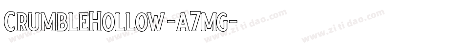 CrumbleHollow-a7mg字体转换