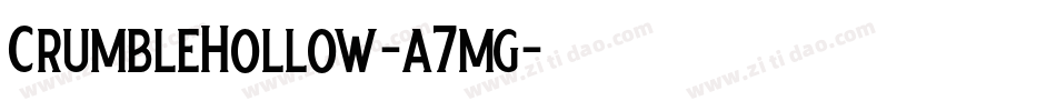 CrumbleHollow-a7mg字体转换