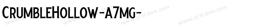 CrumbleHollow-a7mg字体转换