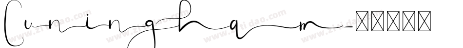 Cuningham字体转换