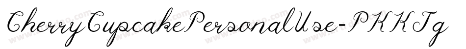 CherryCupcakePersonalUse-PKKJg字体转换