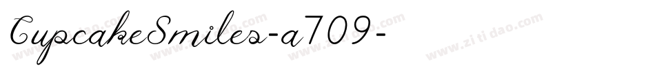 CupcakeSmiles-a709字体转换