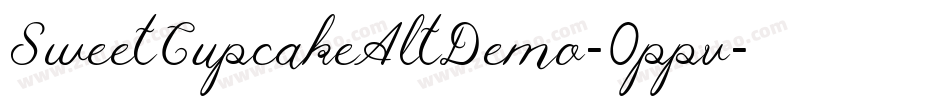 SweetCupcakeAltDemo-0ppv字体转换