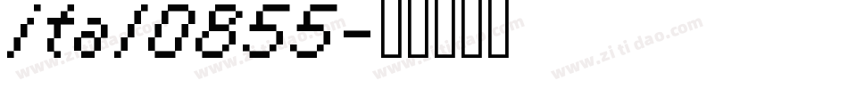 ital0855字体转换
