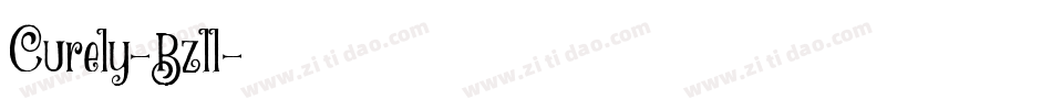 Curely-Bzll字体转换