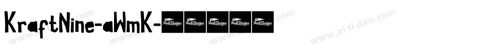 KraftNine-aWmK字体转换 KraftNine-aWmK字体转换