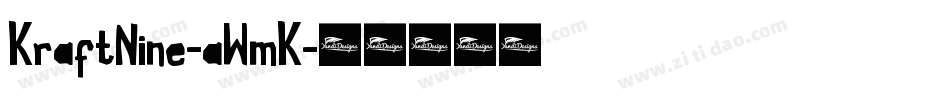 KraftNine-aWmK字体转换 KraftNine-aWmK字体转换
