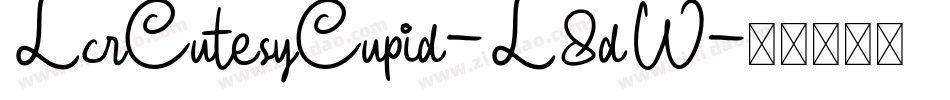 LcrCutesyCupid-L8dW字体转换