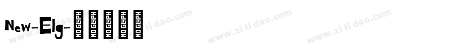 New-Elg字体转换