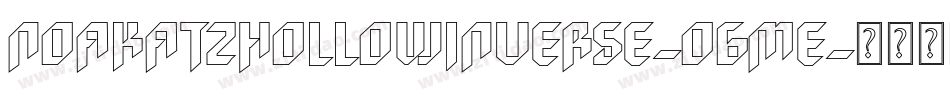 NoakatzHollowInverse-O6me字体转换
