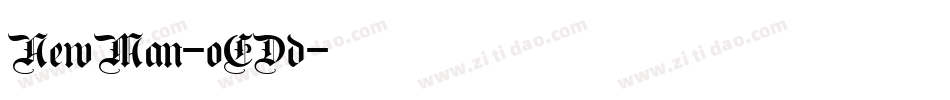 NewMan-oEDd字体转换