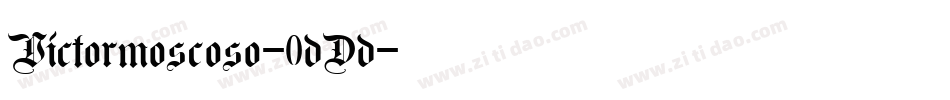 Victormoscoso-0dDd字体转换