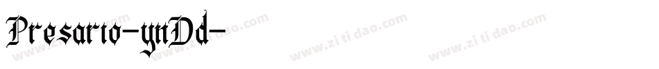 Presario-ynDd字体转换