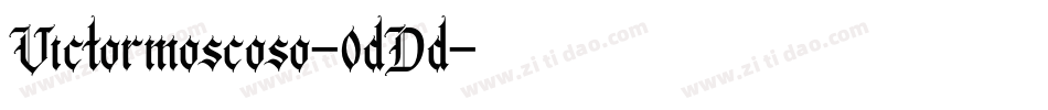 Victormoscoso-0dDd字体转换