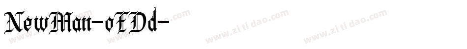 NewMan-oEDd字体转换