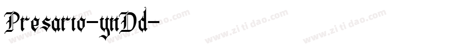 Presario-ynDd字体转换