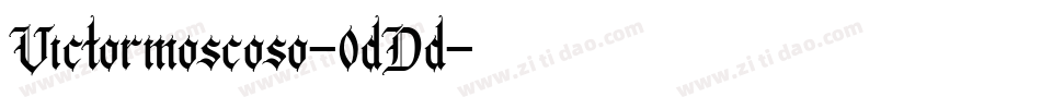 Victormoscoso-0dDd字体转换