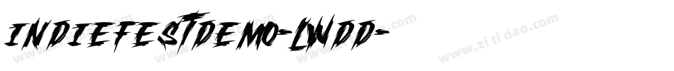IndiefestDemo-lWDd字体转换