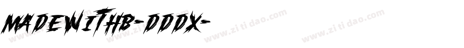 MadeWithB-DdDx字体转换