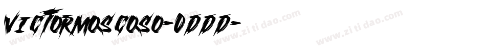 Victormoscoso-0dDd字体转换