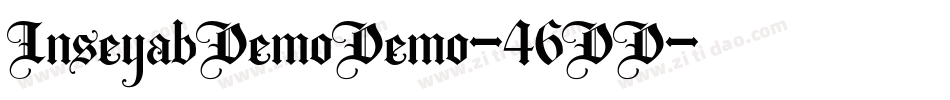 InseyabDemoDemo-46DD字体转换