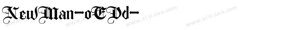 NewMan-oEDd字体转换