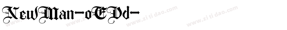 NewMan-oEDd字体转换